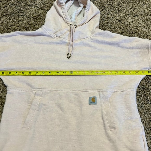 Pink Carhartt Women’s Pullover Hoodie Relaxed Fit Size Size Small - Picture 11 of 12